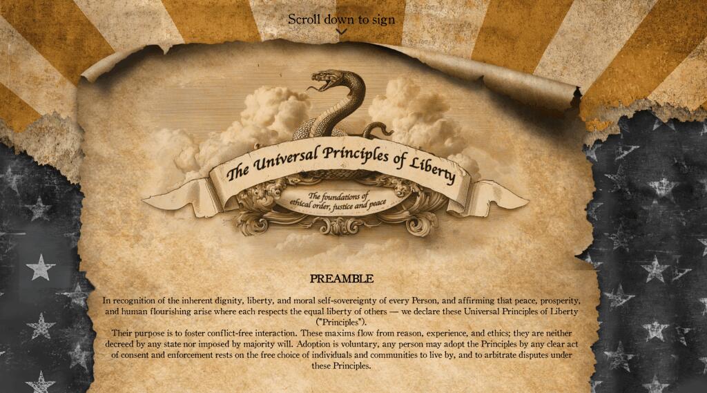 The Universal Principles of Liberty