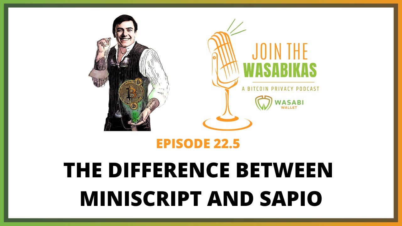 22.5 The Difference Between Miniscript and Sapio || Jeremy Rubin episode artwork